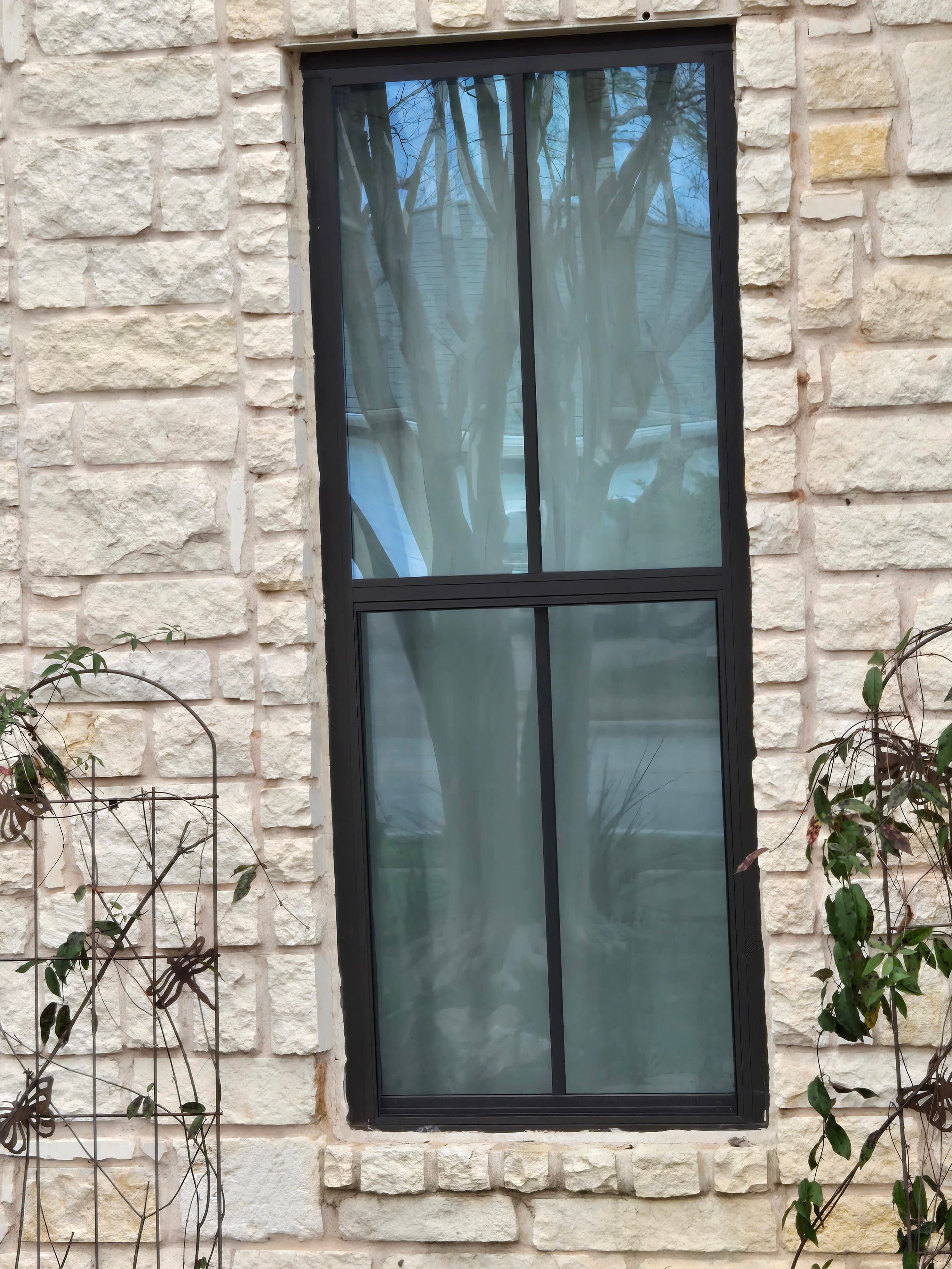 New window installation in Central Texas home
