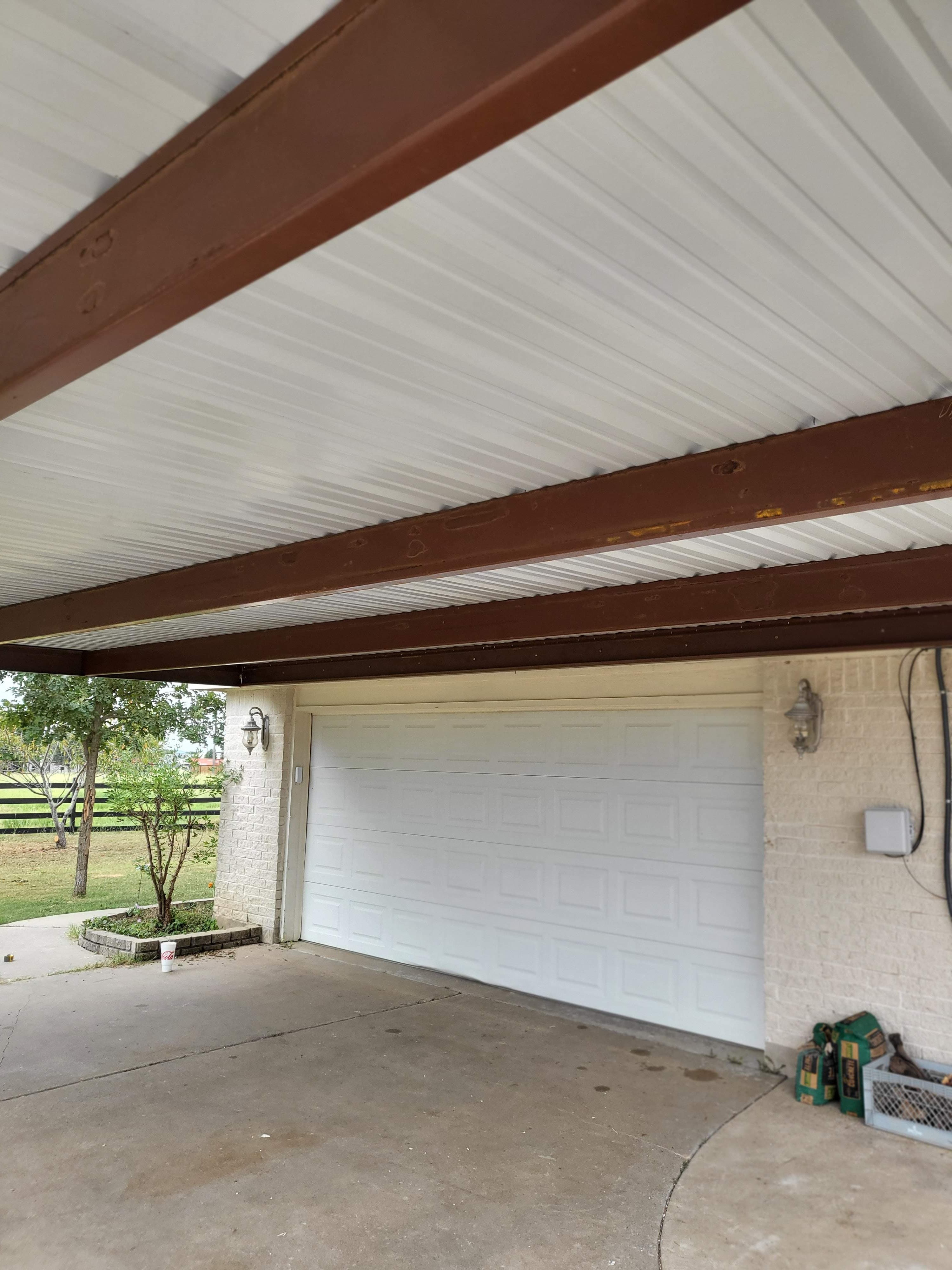 Covered patio enclosure built for an Austin homeowner