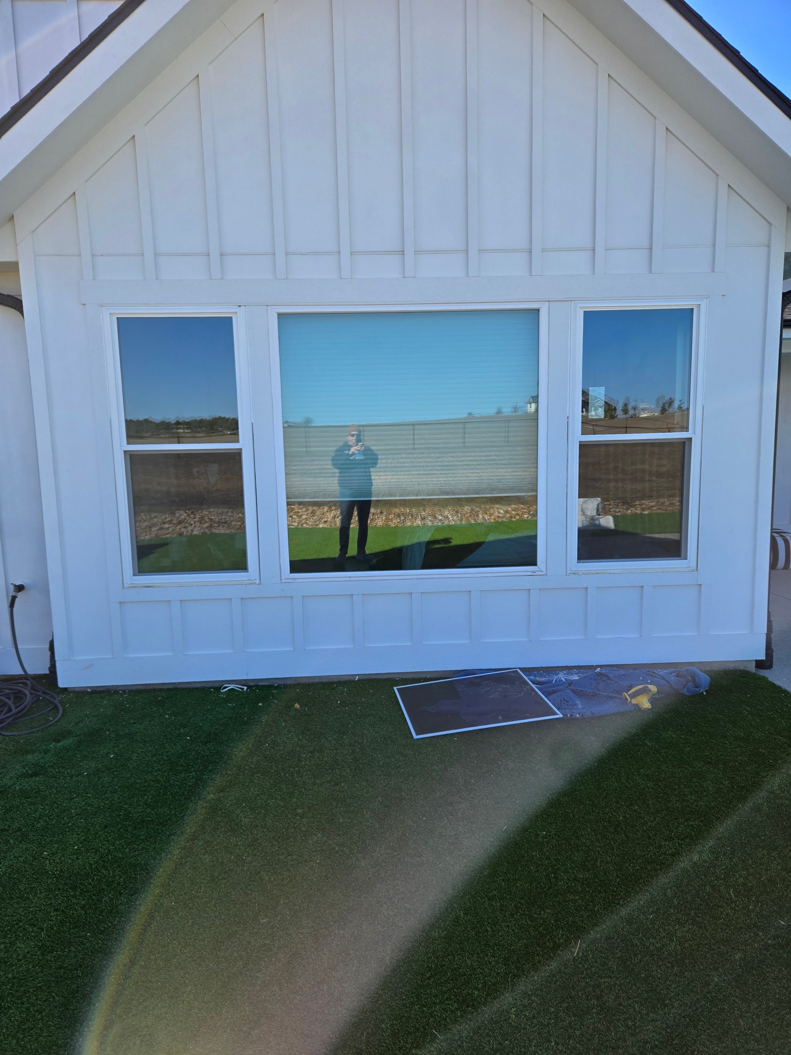 Window installation project in Leander TX