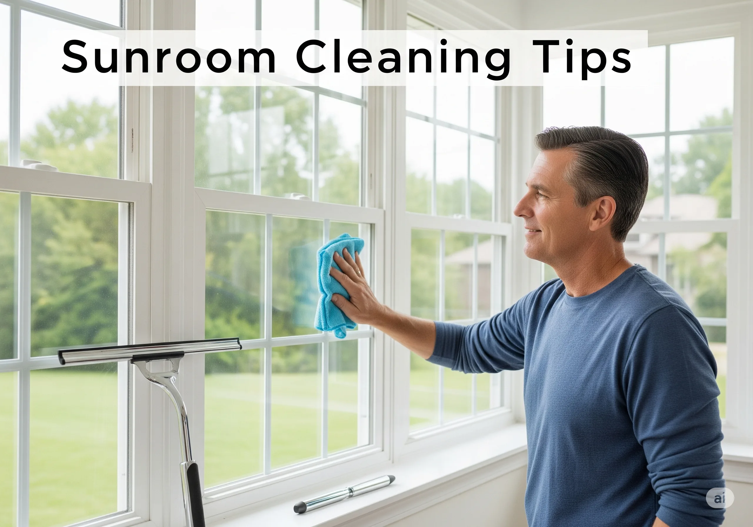 How to Clean Vinyl Sunroom Windows