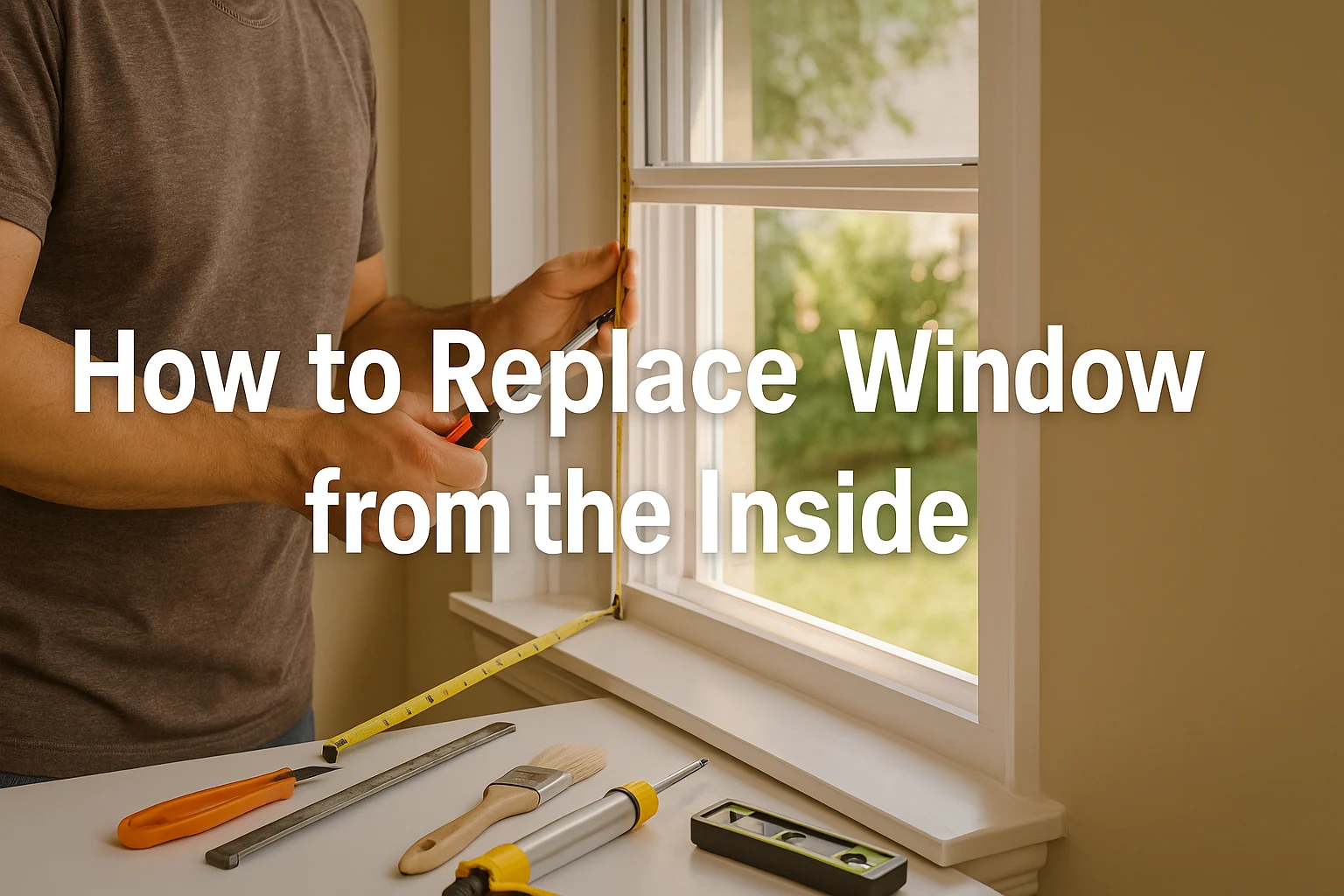 How to Replace a Window from the Inside