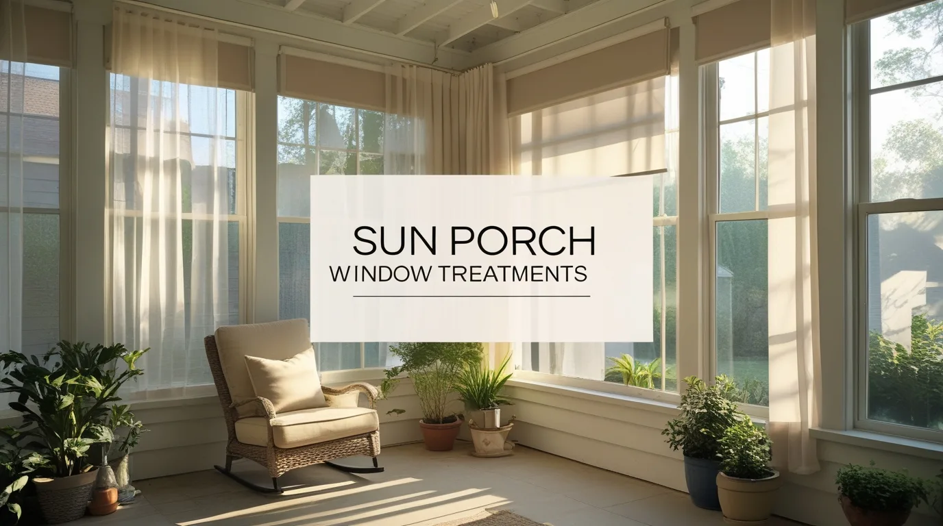 sun porch window treatments