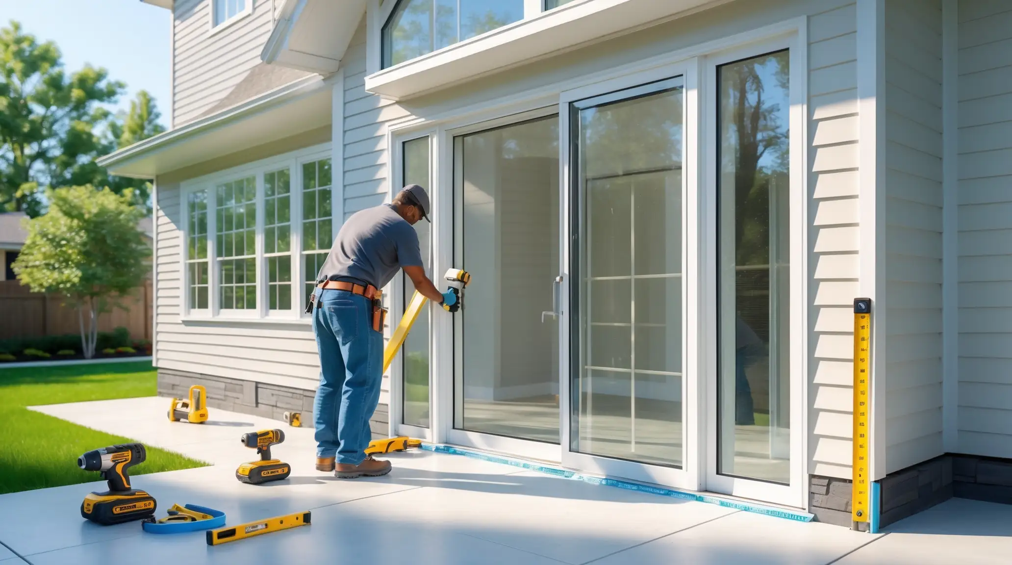 replacing window with door
